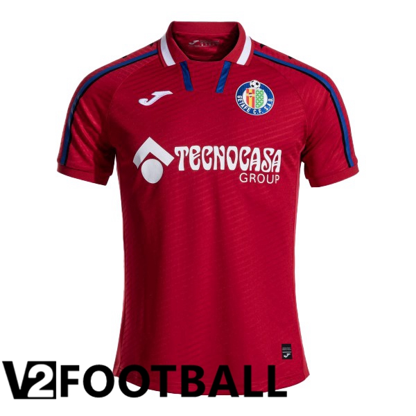 Getafe CF Away Soccer Shirt Red 2024/2025