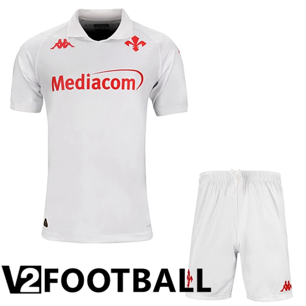 ACF Fiorentina Kids Away New Soccer Shirt 2024/2025