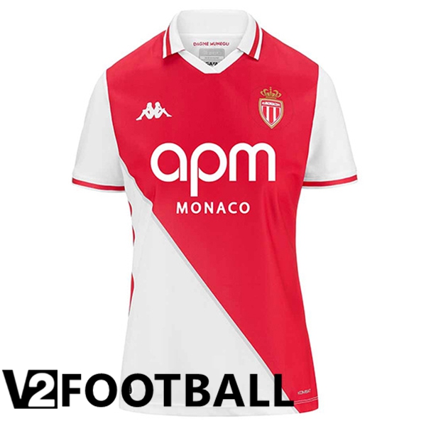AS Monaco Women Home Soccer Shirt 2024/2025