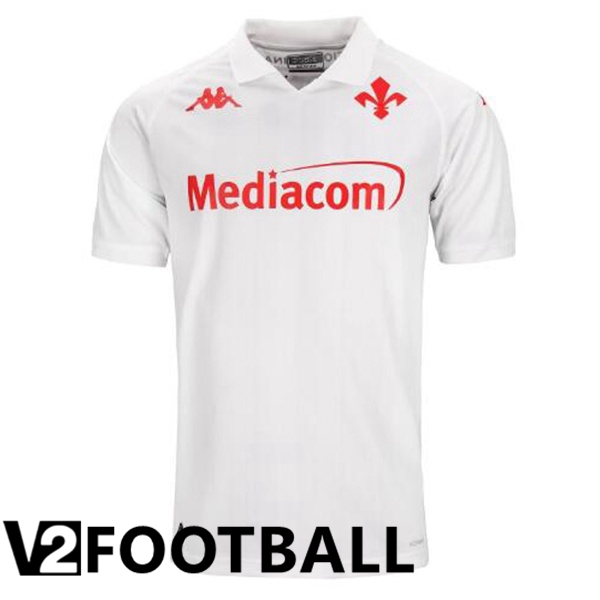 ACF Fiorentina Away Soccer Shirt White 2024/2025