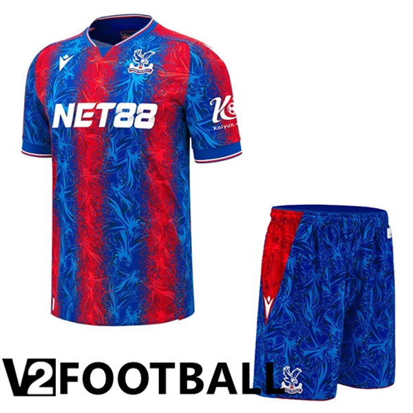 Crystal Palace Kids Home New Soccer Shirt 2024/2025