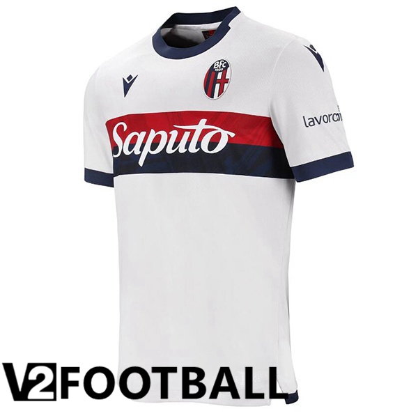 Bologna Away Soccer Shirt White 2024/2025