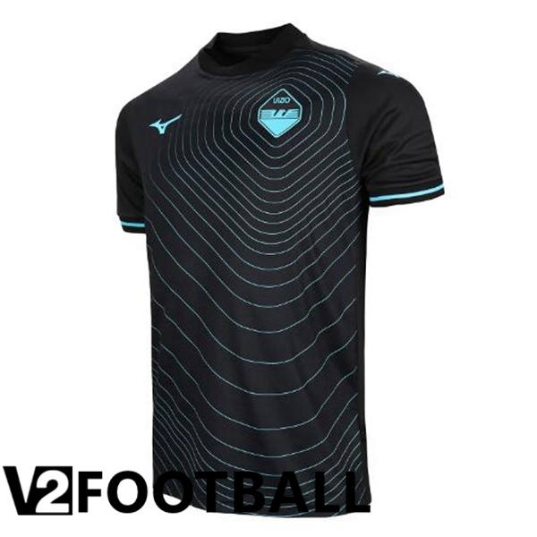 SS Lazio Away Soccer Shirt Black 2024/2025