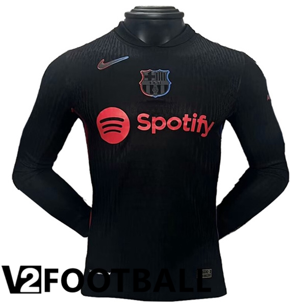 FC Barcelona Away Soccer Shirt Long sleeve 2024/2025