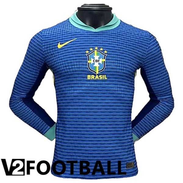 Brazil Away Soccer Shirt Long sleeve 2024/2025
