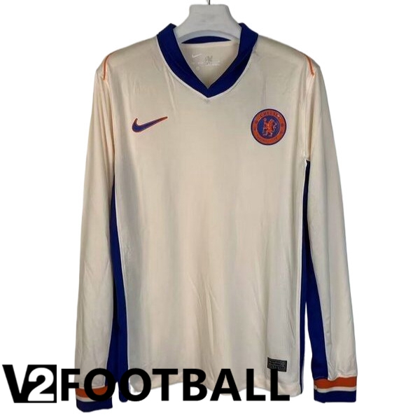 FC Chelsea Away Soccer Shirt Long sleeve 2024/2025