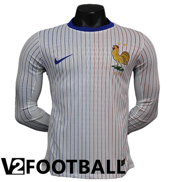 France Away Soccer Shirt Long sleeve 2024/2025