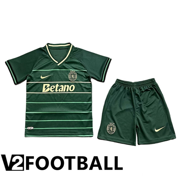 Sporting Kids Soccer Shirt Special Edition Green 2024/2025