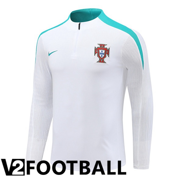 Portugal Training Sweatshirt White 2024/2025