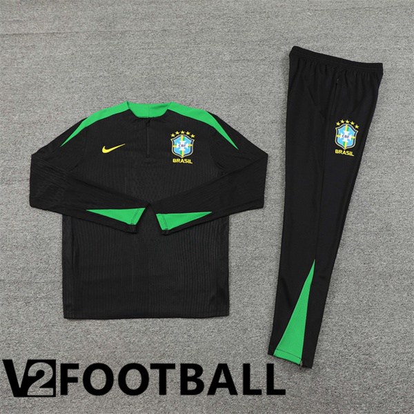 Brazil kit Training Tracksuit Black 2024/2025