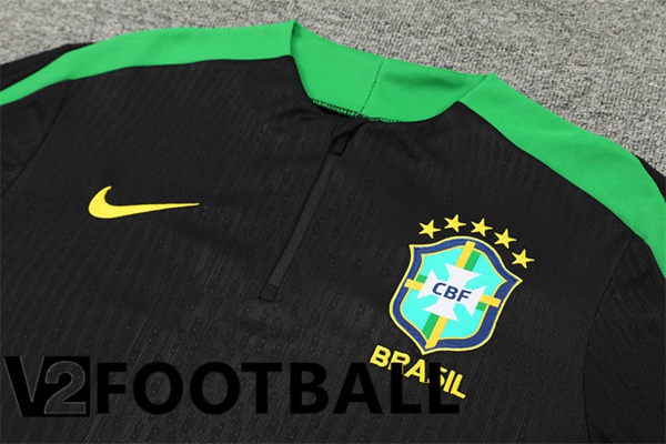 Brazil kit Training Tracksuit Black 2024/2025