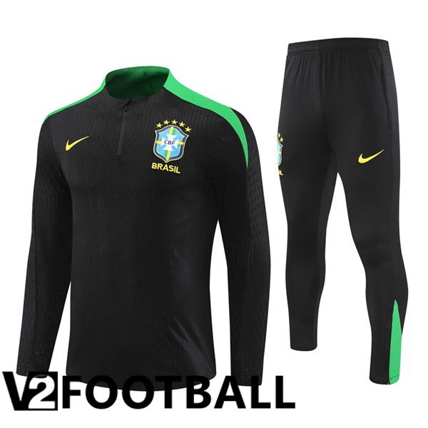 Brazil kit Training Tracksuit Black 2024/2025