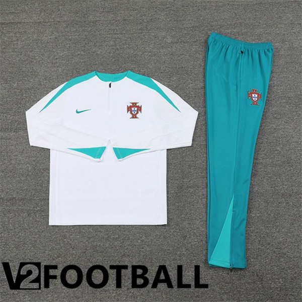 Portugal kit Training Tracksuit White 2024/2025