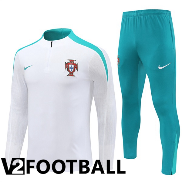 Portugal kit Training Tracksuit White 2024/2025