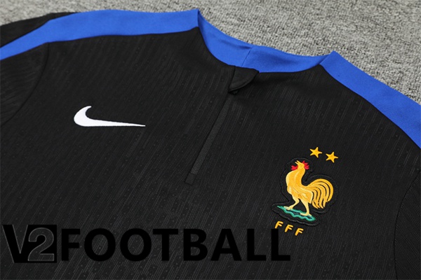 France kit Training Tracksuit Black 2024/2025