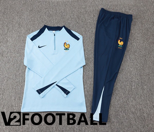 France kit Training Tracksuit Blue 2024/2025