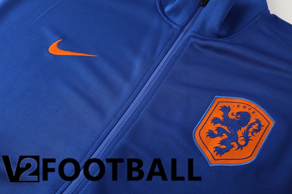 Netherlands kit Training Jacket Suit Blue 2024/2025