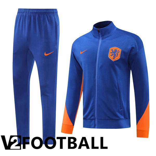 Netherlands kit Training Jacket Suit Blue 2024/2025