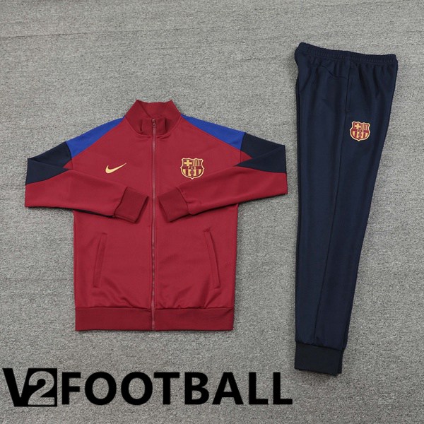 FC Barcelona kit Training Jacket Suit Red 2024/2025