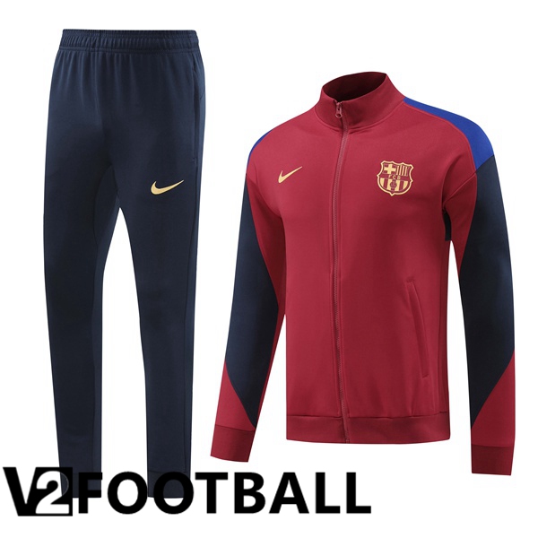 FC Barcelona kit Training Jacket Suit Red 2024/2025