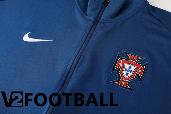 Portugal kit Training Jacket Suit Blue 2024/2025