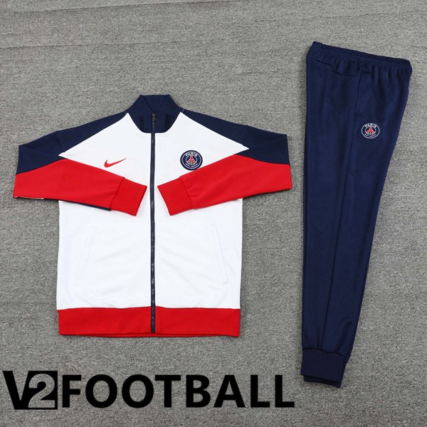 Paris PSG kit Training Jacket Suit White 2024/2025