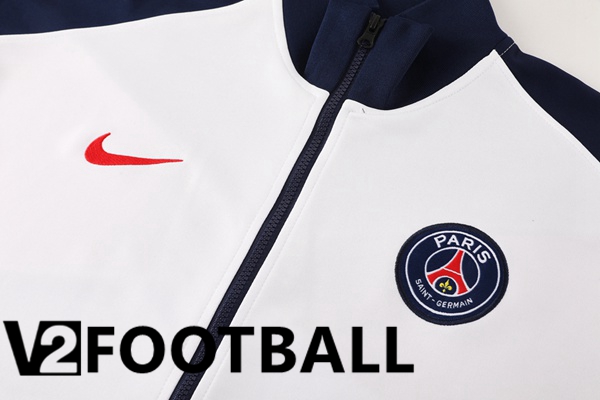 Paris PSG kit Training Jacket Suit White 2024/2025