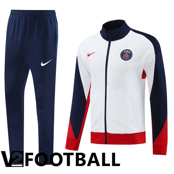 Paris PSG kit Training Jacket Suit White 2024/2025