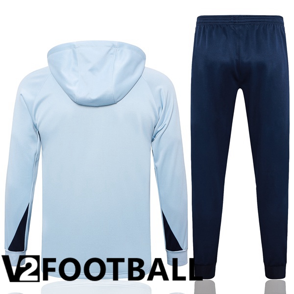 France Training Tracksuit Sweatshirt HoodieBlue 2024/2025