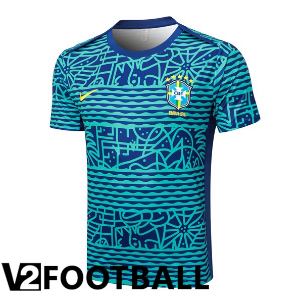 Brazil Training T Shirt Blue 2024/2025