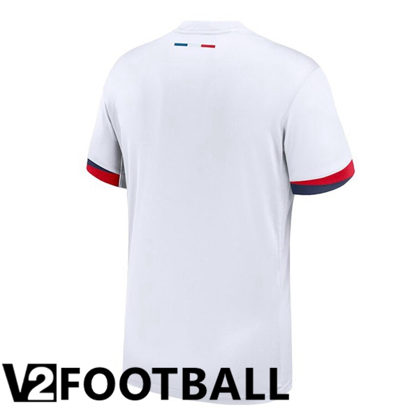 Paris PSG Away Soccer Shirt White 2024/2025