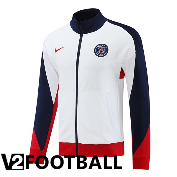 Paris PSG Training Jacket White 2024/2025