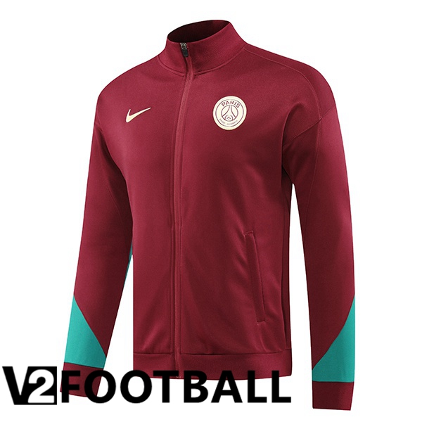 Paris PSG Training Jacket Red 2024/2025