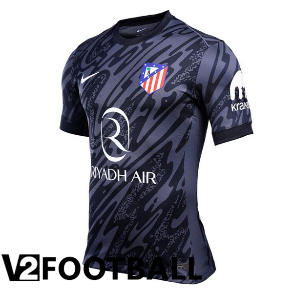 Atletico Madrid Goalkeeper Soccer Shirt Black 2024/2025