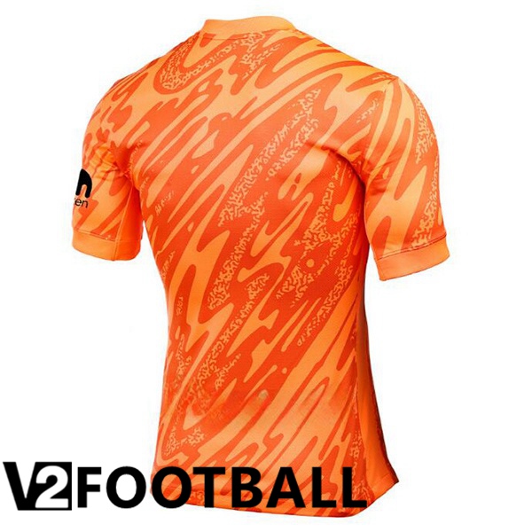 Atletico Madrid Goalkeeper Soccer Shirt Orange 2024/2025