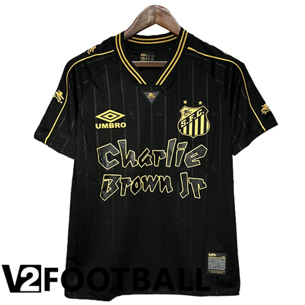 Santos FC Soccer Shirt Limited Edition Black 2024/2025