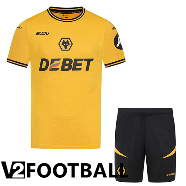 Wolves Kids Home New Soccer Shirt 2024/2025