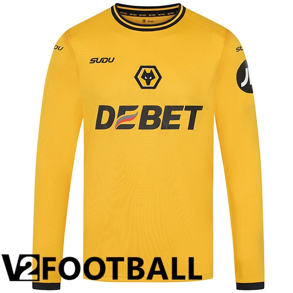 Wolves Home New Soccer Shirt Long sleeve 2024/2025