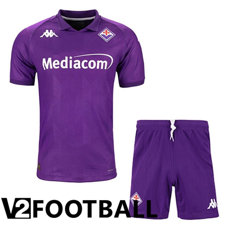 ACF Fiorentina Home kit Soccer Shirt + Shorts 2024/2025