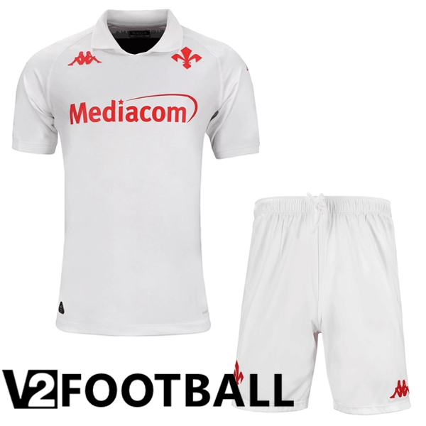 ACF Fiorentina Away kit Soccer Shirt + Shorts 2024/2025