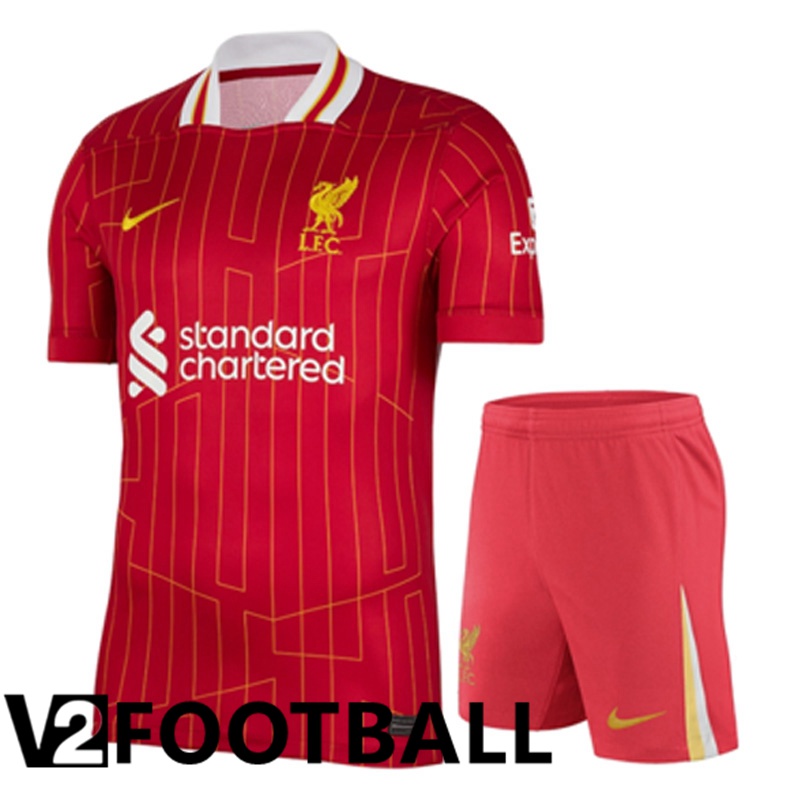 FC Liverpool Home kit Soccer Shirt + Shorts 2024/2025