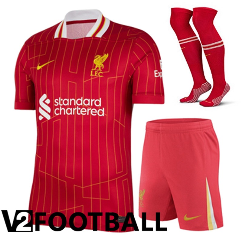 FC Liverpool Away kit Soccer Shirt (Shorts + Socks) 2024/2025