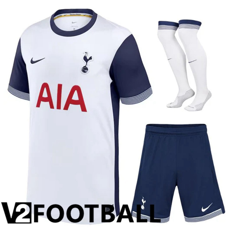 Tottenham Hotspurs Away kit Soccer Shirt (Shorts + Socks) 2024/2025