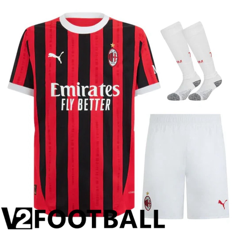 AC Milan Away kit Soccer Shirt (Shorts + Socks) 2024/2025