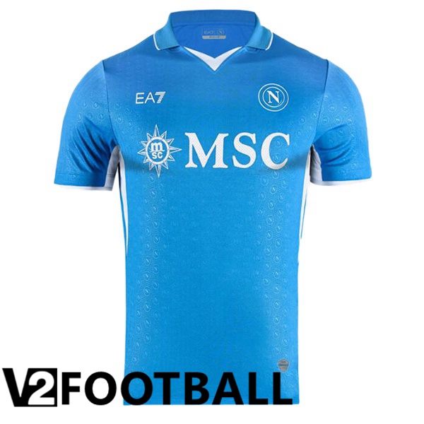 SSC Napoli Home Soccer Shirt Blue 2024/2025
