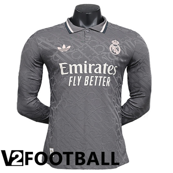 Real Madrid Long sleeve Third Soccer Shirt 2024/2025