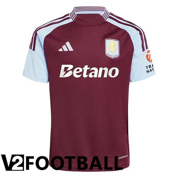 Aston Villa Home Soccer Shirt Red 2024/2025