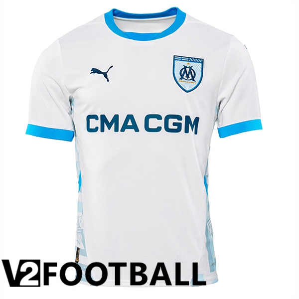 Marseille OM Women Home Soccer Shirt 2024/2025