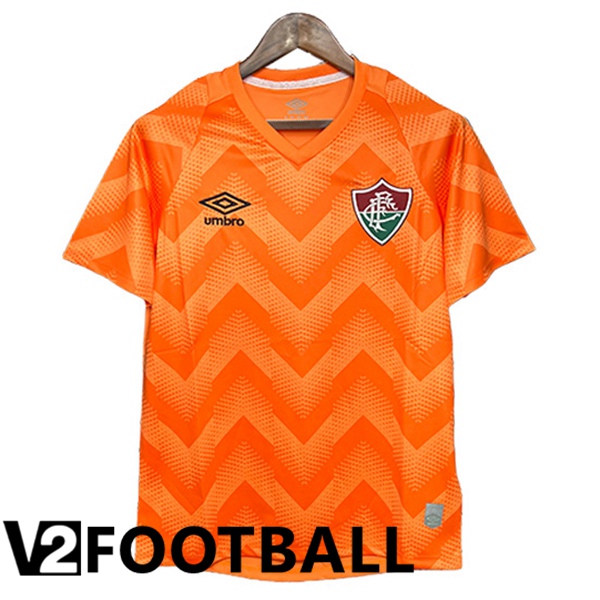 Fluminense Goalkeeper Soccer Shirt Orange 2024/2025