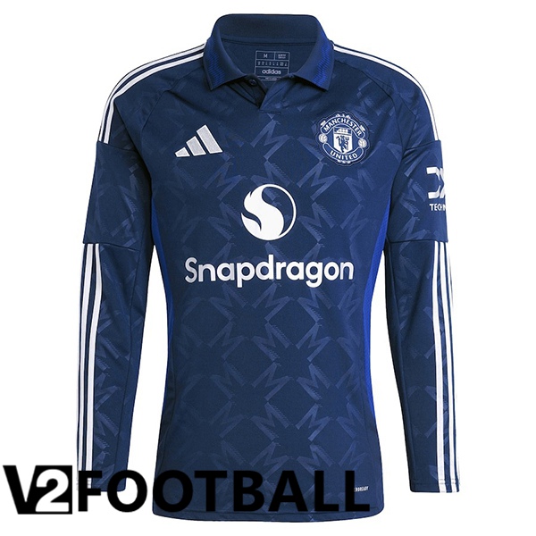 Manchester United Away New Soccer Shirt Long sleeve 2024/2025